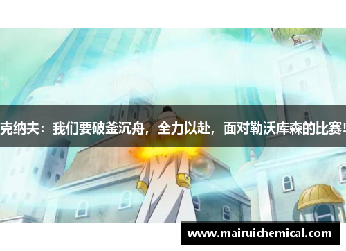 克纳夫：我们要破釜沉舟，全力以赴，面对勒沃库森的比赛!